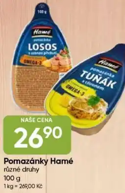 Hruška Pomazánky Hamé nabídka