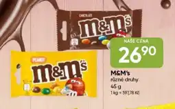 Hruška M&M's nabídka