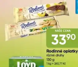 Hruška Rodinné oplatky nabídka