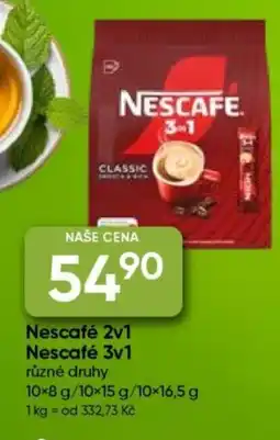Hruška Nescafé 2v1 Nescafé 3v1 nabídka