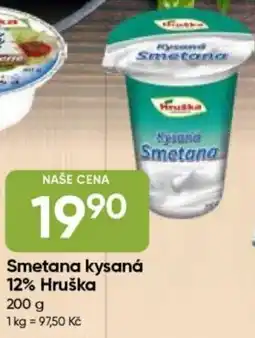 Hruška Smetana kysaná 12% Hruška nabídka