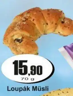 Adam Loupák Müsli nabídka