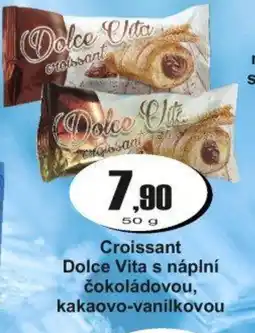 Adam Croissant Dolce Vita s náplní čokoládovou, kakaovo-vanilkovou nabídka