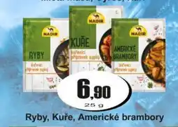 Adam Ryby, Kuře, Americké brambory nabídka