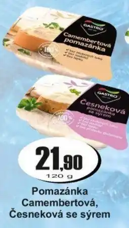 Adam Pomazánka Camembertová, Česneková se sýrem nabídka