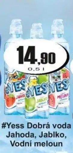 Adam #Yess Dobrá voda Jahoda, Jablko, Vodní meloun nabídka