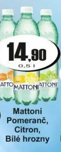 Adam Mattoni Pomeranč, Citron, Bílé hrozny nabídka