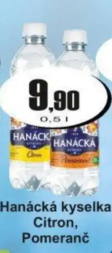 Adam Hanácká kyselka Citron, Pomeranč nabídka