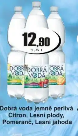 Adam Dobrá voda jemně perlivá Citron, Lesní plody, Pomeranč, Lesní jahoda nabídka