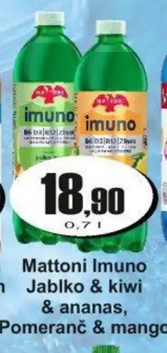 Adam Mattoni Imuno Jablko & kiwi & ananas, Pomeranč & mango nabídka