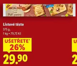 Lidl Listové těsto, 375 g nabídka