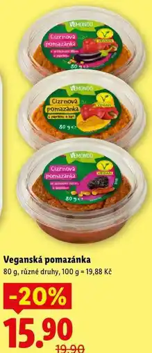Lidl Veganská pomazánka, 80 g nabídka