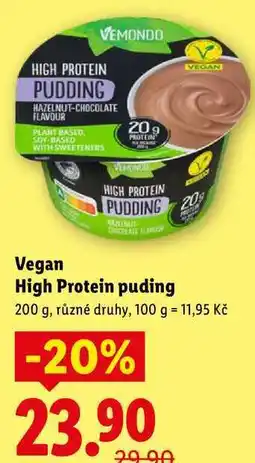 Lidl Vegan High Protein puding, 200 g nabídka