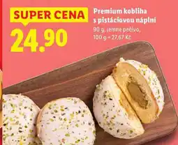 Lidl Premium kobliha s pistáciovou náplní, 90 g nabídka