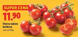 Lidl Cherry rajčata keříková, cena za 100g nabídka
