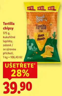 Lidl Tortilla chipsy, 375 g nabídka