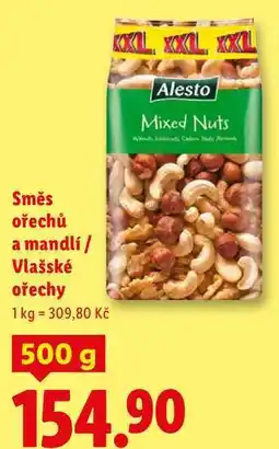 Lidl Směs ořechů a mandlí/Vlašské ořechy, 500 g nabídka