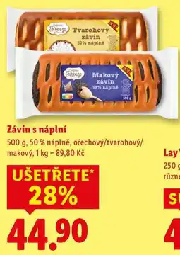 Lidl Závin s náplní, 500 g nabídka