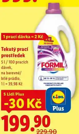 Lidl Tekutý prací prostředek, 5 l/100 pracích dávek nabídka