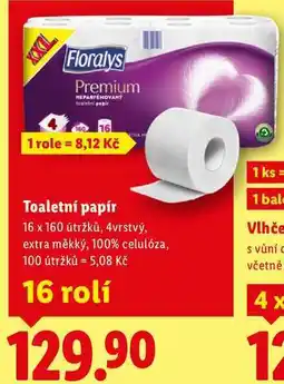 Lidl Toaletní papír, 16 rolí nabídka