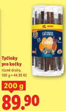 Lidl Tyčinky pro kočky, 200 g nabídka