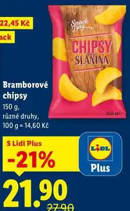 Lidl Bramborové chipsy, 150 g nabídka