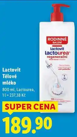 Lidl Lactovit Tělové mléko, 800 ml nabídka