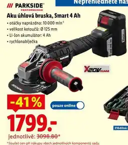 Lidl Aku úhlová bruska, Smart 4 Ah nabídka