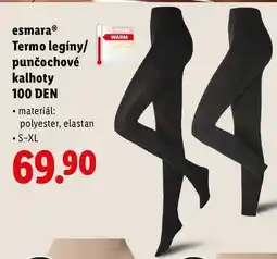Lidl esmara Termo legíny/punčochové kalhoty 100 DEN nabídka