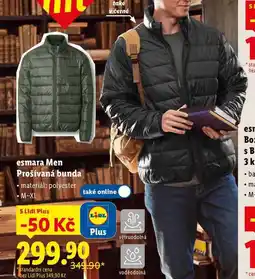 Lidl esmara Men Prošívaná bunda nabídka