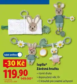 Lidl lupilu Závěsná hračka nabídka
