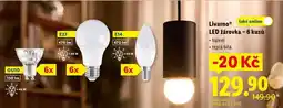 Lidl Livarno LED žárovka - 6 kusů nabídka