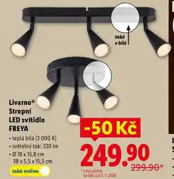 Lidl Livarno Stropní LED svítidlo FREYA nabídka