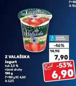 Kaufland Smetanový jogurt z valašska nabídka
