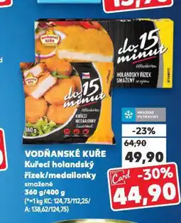 Kaufland Vodňanské kuře kuřecí holandský řízek nabídka