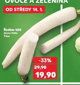 Kaufland Ředkev bílá nabídka