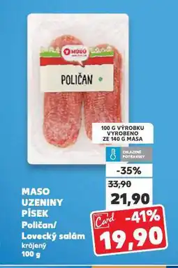 Kaufland Lovecký salám nabídka