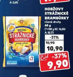 Kaufland Hobžovy strážnické brambůrky nabídka