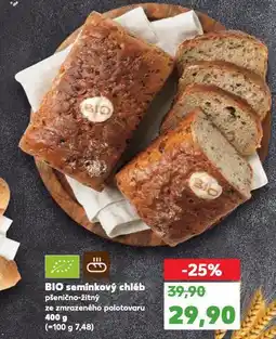 Kaufland Bio semínkový chléb nabídka
