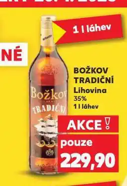 Kaufland Božkov tradiční nabídka