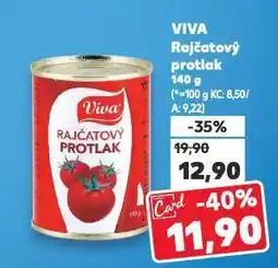 Kaufland Viva rajčatový protlak nabídka
