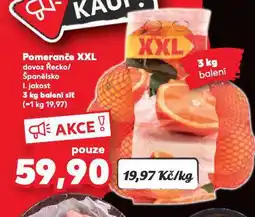Kaufland Pomeranče nabídka