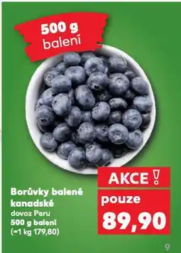 Kaufland Borůvky balené kanadské nabídka