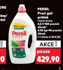 Kaufland Persil prací gel nabídka