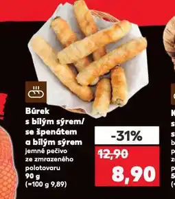 Kaufland Búrek se špenátem a bílým sýrem nabídka