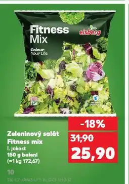 Kaufland Zeleninový salát fitness mix nabídka