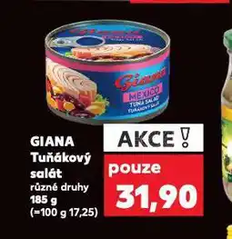 Kaufland Giana tuňákový salát nabídka