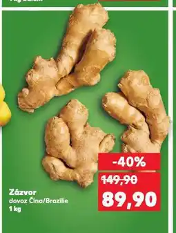 Kaufland Zázvor nabídka