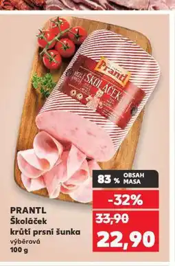 Kaufland Prantl školáček krůtí prsní šunka nabídka