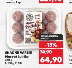 Kaufland Masové kuličky nabídka
